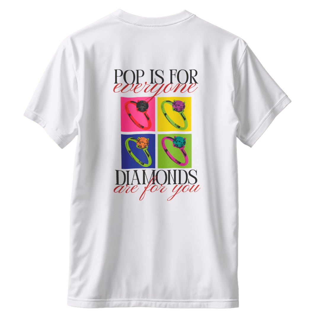 Playera Pop Art 4 Rings