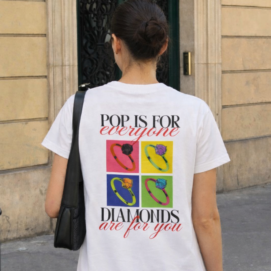Playera Pop Art 4 Rings