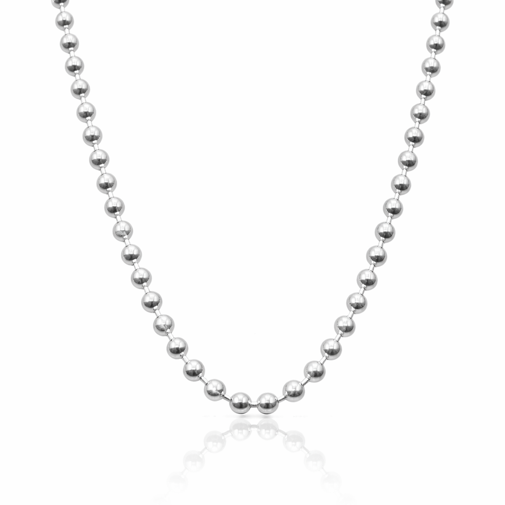 Cadena Militar Plata 0.925 Calibre 3